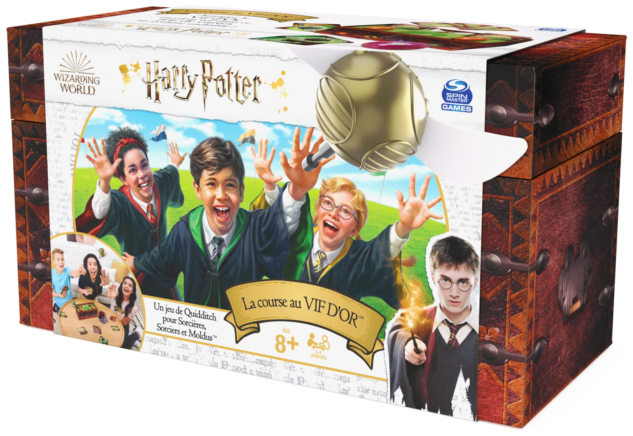 Spin Master Juego de Mesa The Golden Snitch Race (FR) Harry Potter