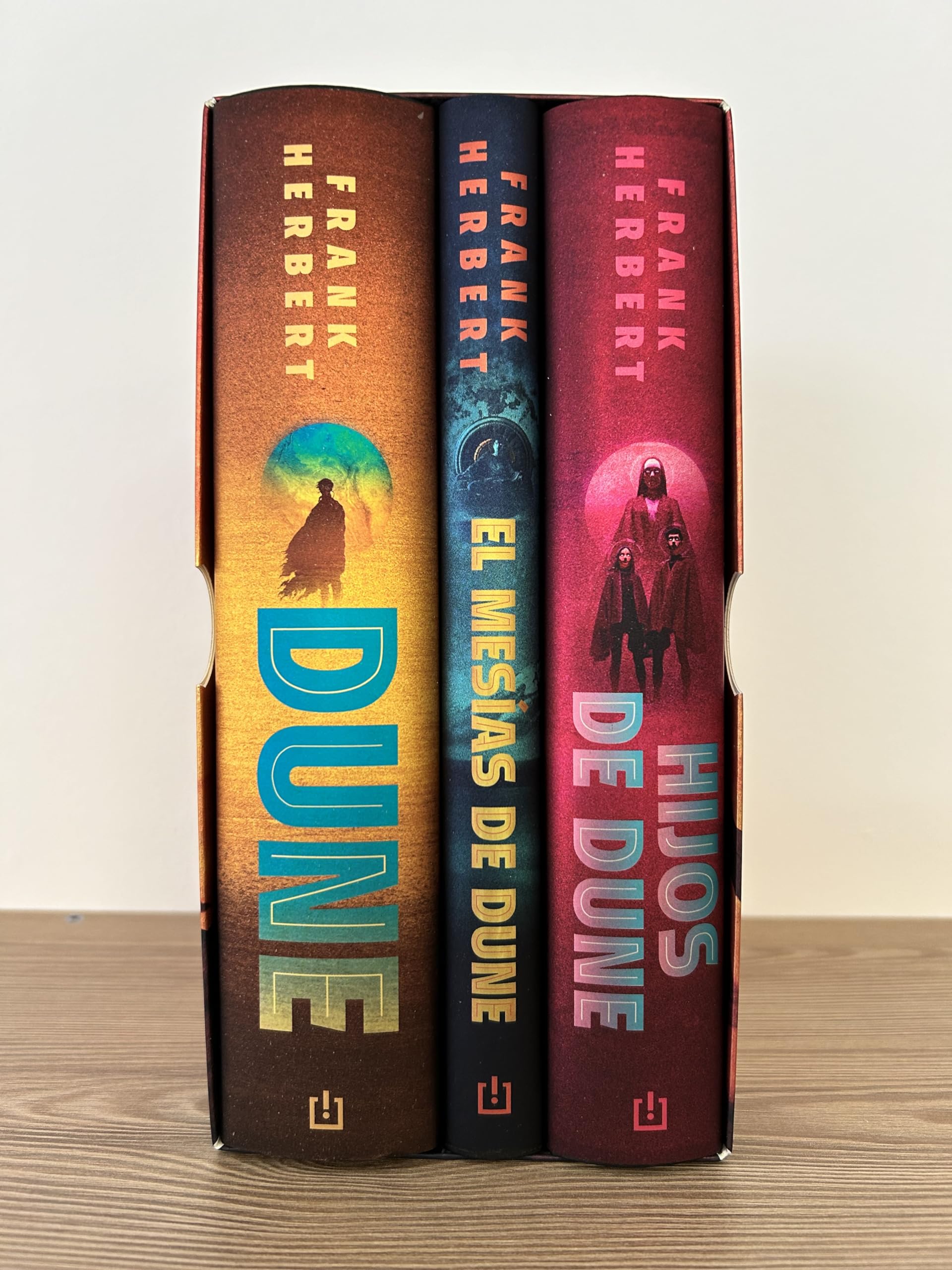 Trilogía Dune, edición de lujo (estuche con: Dune | El mesías de Dune | Hijos de Dune): Dune / El Mesías de Dune / Hijos de Dune/ Dune / Dune Messiah / Children of Dune (Best Seller)
