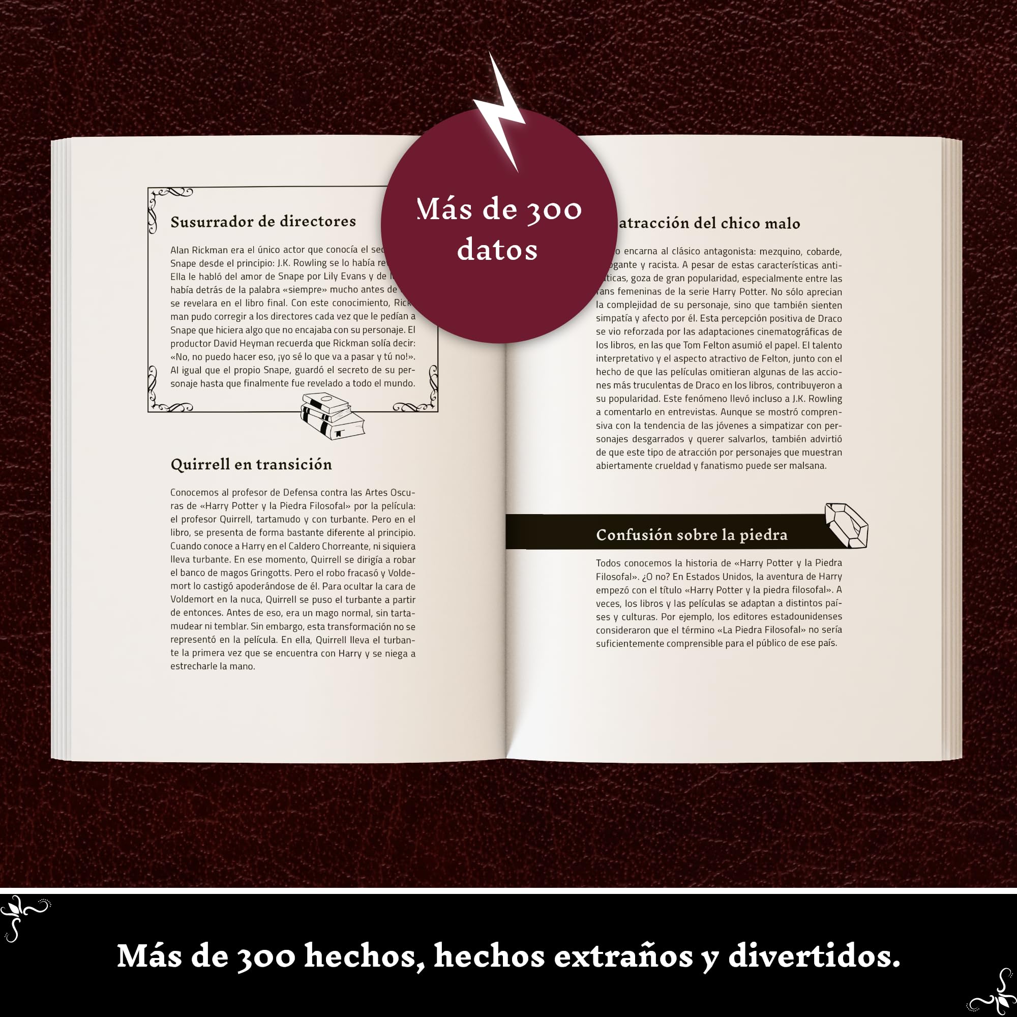 Hechos Increíbles para Fans de Harry Potter – La Colección No Oficial: Enciclopedia del Conocimiento Secreto sobre el Mago Más Famoso (Curiosidades y Datos Asombrosos)