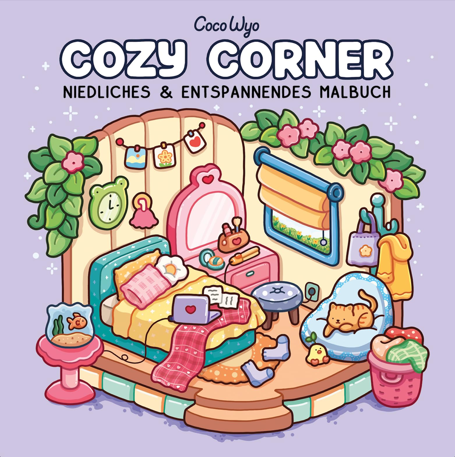 Cozy Corner: Malbuch für Erwachsene, Teenager und Kinder (Cozy Spaces Coloring)