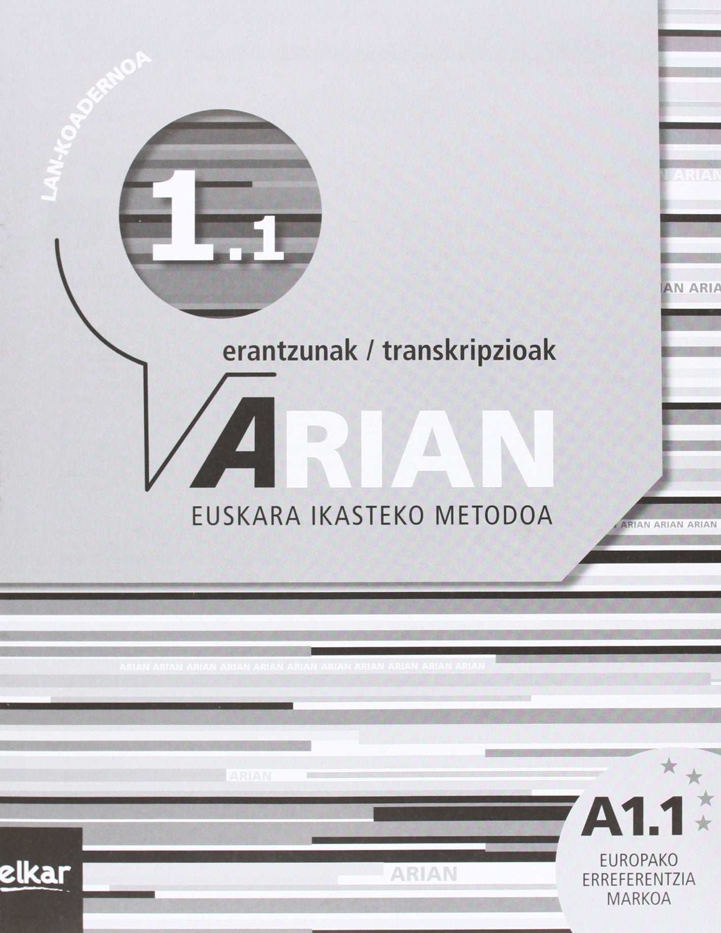 Arian A1.1. Lan-koadernoa: (+erantzunak)