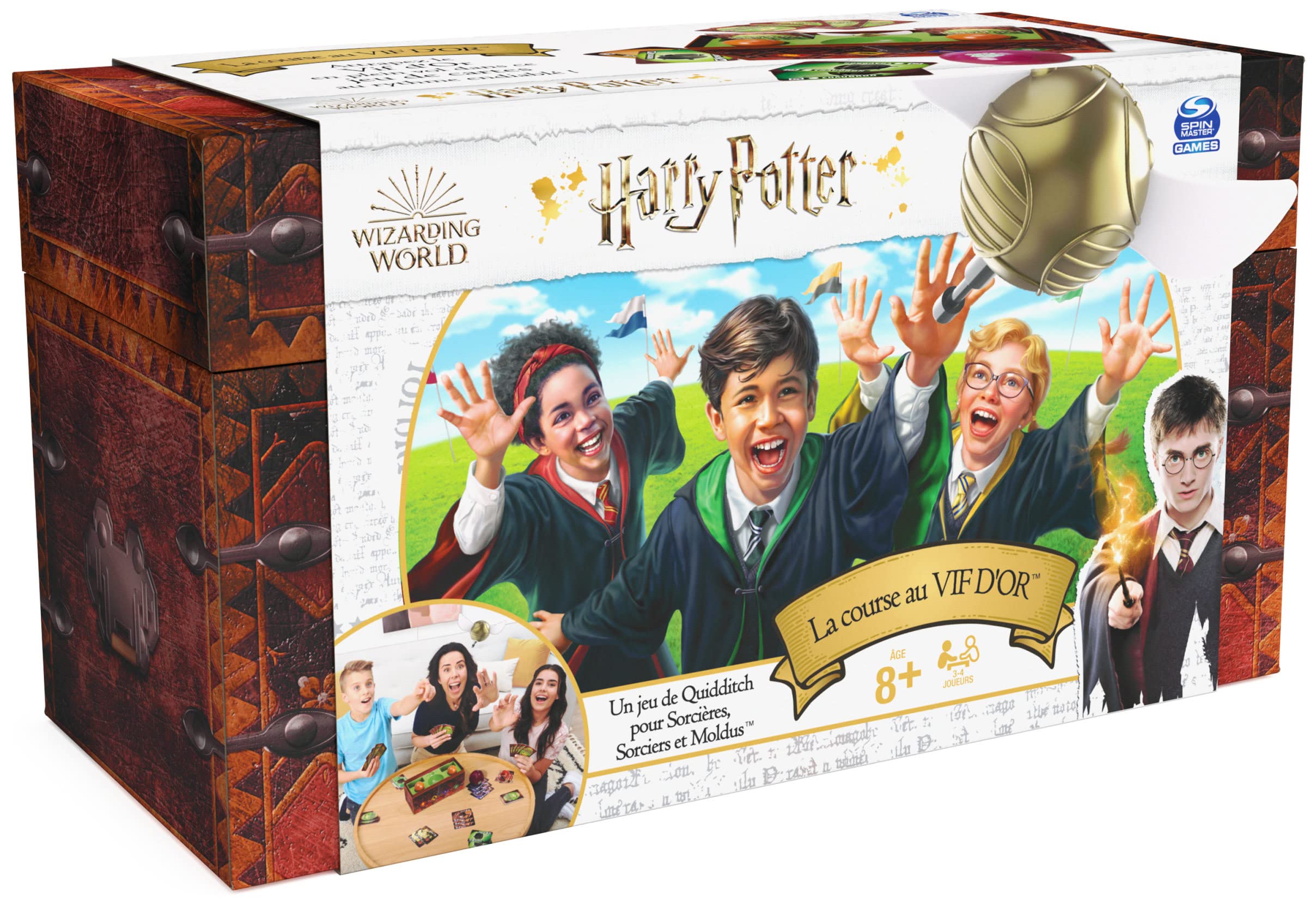 Spin Master Juego de Mesa The Golden Snitch Race (FR) Harry Potter
