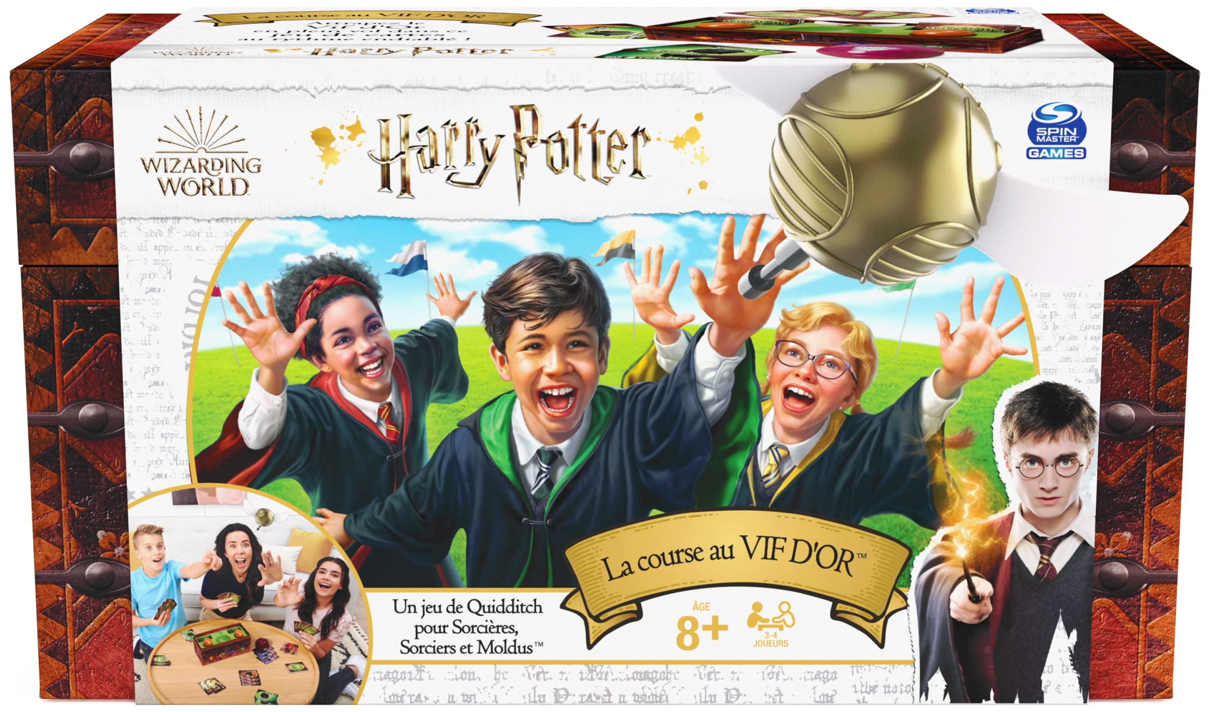 Spin Master Juego de Mesa The Golden Snitch Race (FR) Harry Potter