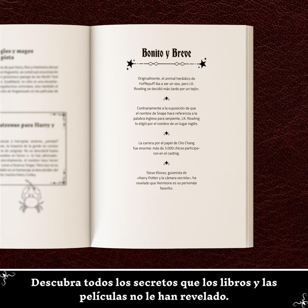 Hechos Increíbles para Fans de Harry Potter – La Colección No Oficial: Enciclopedia del Conocimiento Secreto sobre el Mago Más Famoso (Curiosidades y Datos Asombrosos)