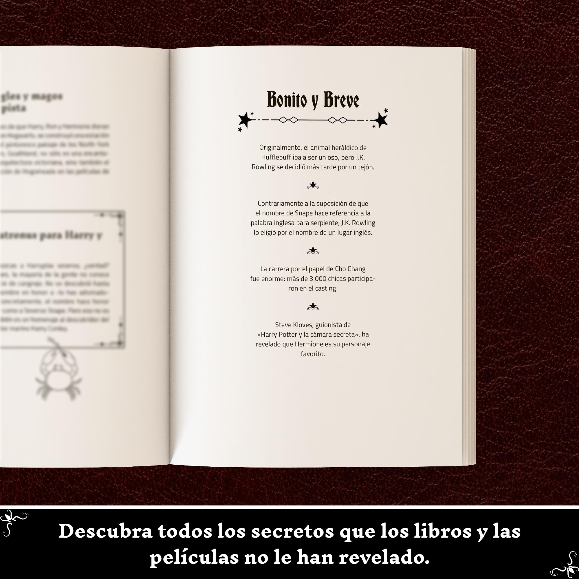Hechos Increíbles para Fans de Harry Potter – La Colección No Oficial: Enciclopedia del Conocimiento Secreto sobre el Mago Más Famoso (Curiosidades y Datos Asombrosos)