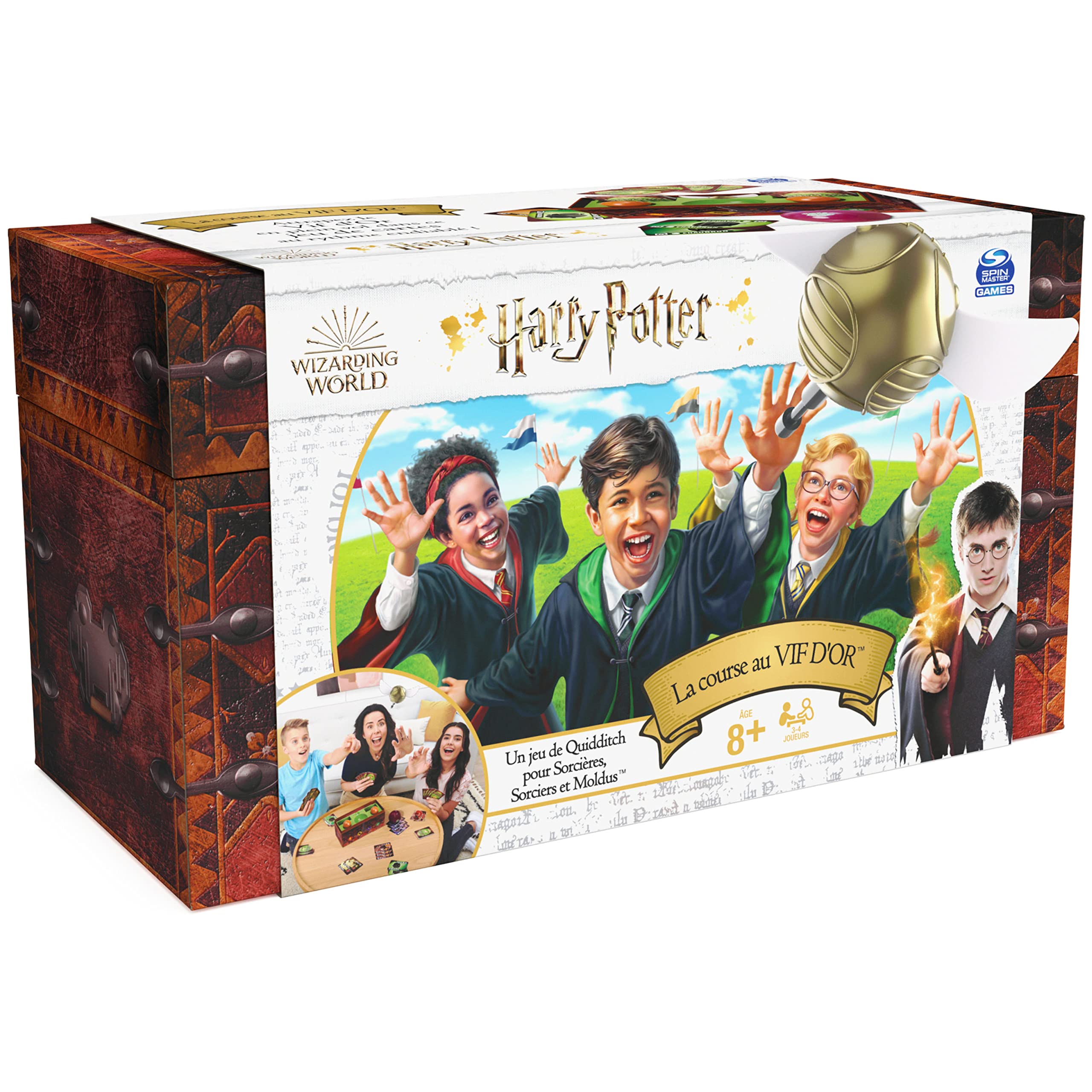 Spin Master Juego de Mesa The Golden Snitch Race (FR) Harry Potter