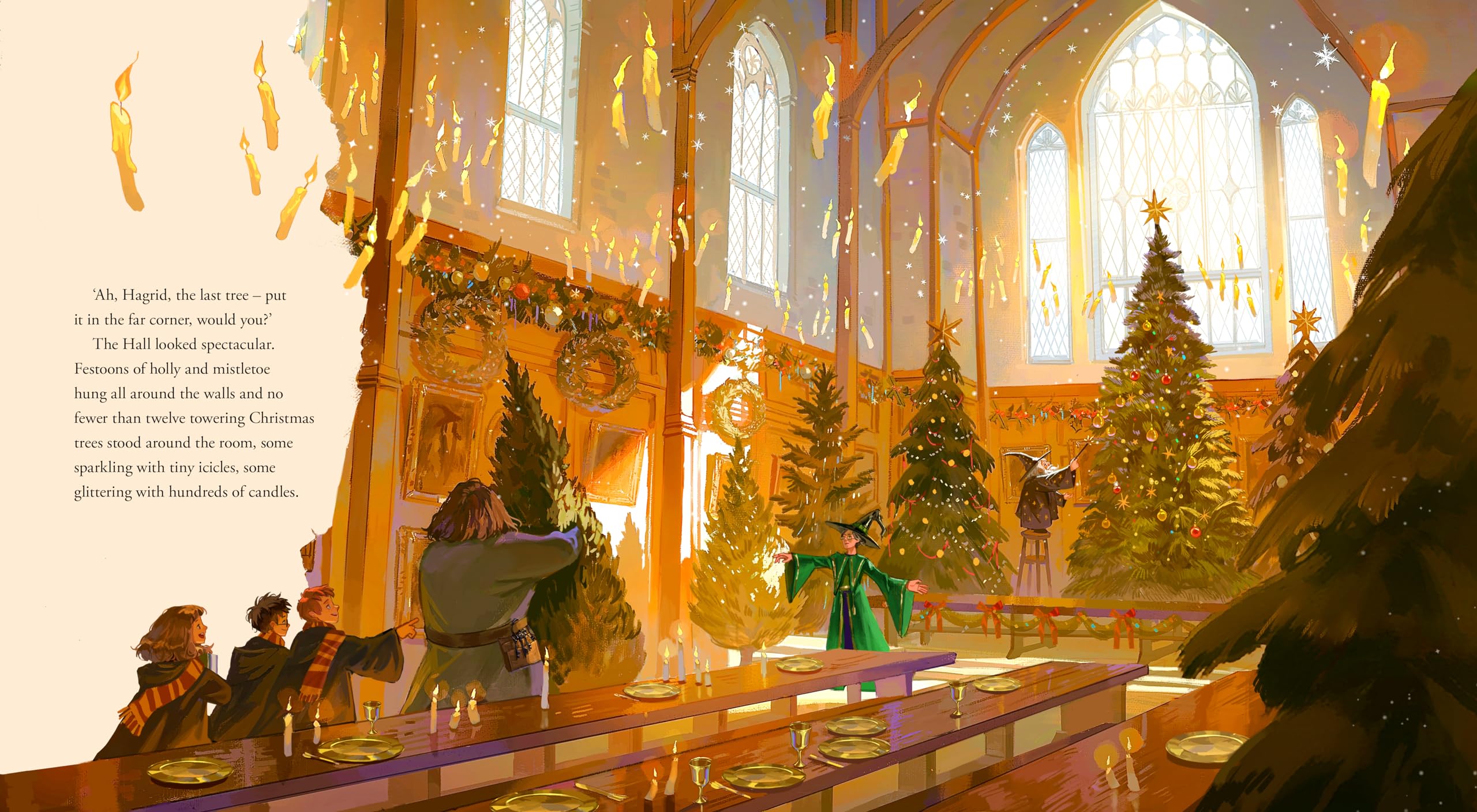Christmas at Hogwarts: A joyfully illustrated gift book featuring text from ‘Harry Potter and the Philosopher’s Stone’