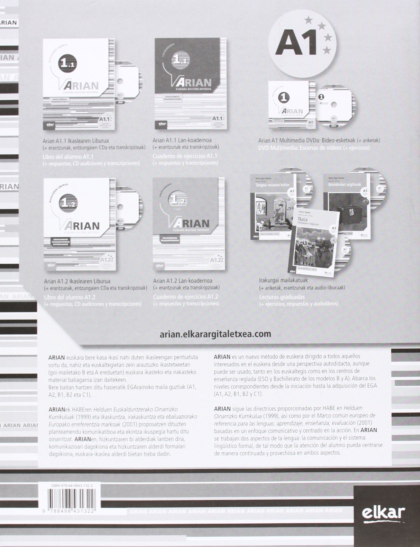 Arian A1.1. Lan-koadernoa: (+erantzunak)